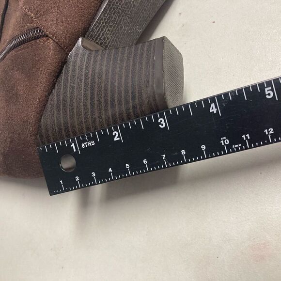 KIM ROGERS Brown Austin Booties Size 8.5 M - Picture 8 of 12